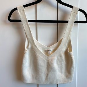 Aritzia Wilfred knit crop top